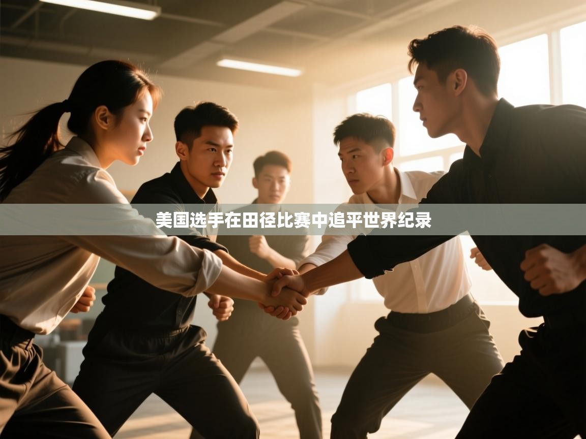 美国选手在田径比赛中追平世界纪录